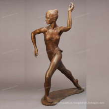 Hot sale bronze indian dancing girl figurines dancing lady statues sculptures